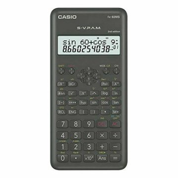 Vedecká kalkulačka Casio FX-82 MS2 Čierna Tmavo-sivá Plastické