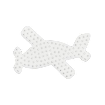 Hama nažehľovacie korálky Baseplate Airplane White