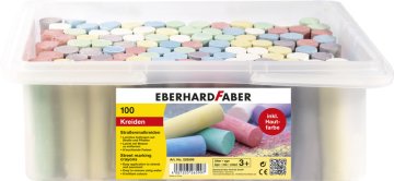 Eberhard Faber EF-526599 kriedový trblietok na chodník 100 kusov v krabici