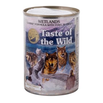 Mokré jedlo Taste Of The Wild Wetlands Páv Kačica Vtáky 390 g