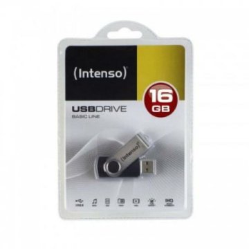 USB flash disk INTENSO 3503470 16 GB Prívesok na kľúče Čierna Čierna/strieborná DDR3 SDRAM