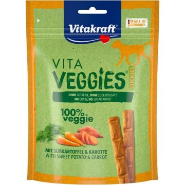 Maškrty pre psov Vitakraft Vita Veggies Stickies Carrot with sweet potato 80 g