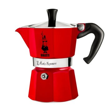 Moka Kanvica Bialetti Červená Aluminium 1 Šálka 50 ml