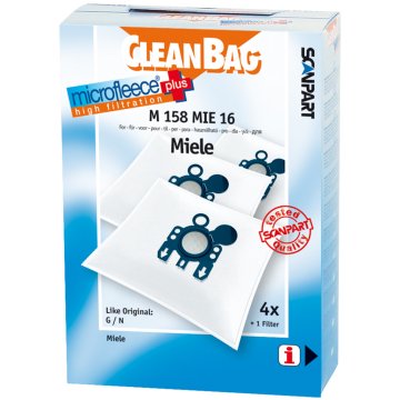 Scanpart M158mie16 Microfleese prachové vrecko Miele G/n Micro En