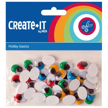 Create-It Craft Set Moving Eyes 75 kusov