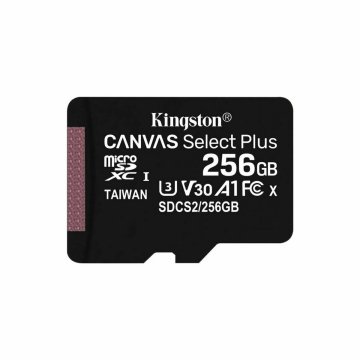 Pamäťová karta Micro SD s adaptérom Kingston Canvas Select Plus 256 GB