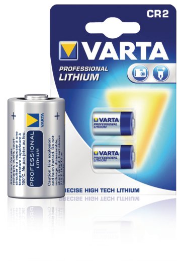 Varta Cr2-2 Lithium Photo Battery 3 V 920 Mah 2 Blister