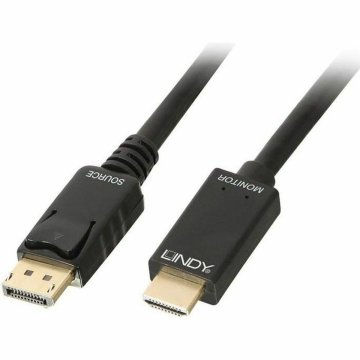 Adaptér DisplayPort na HDMI LINDY 36922 Čierna