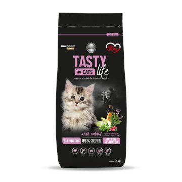 Krmivo pre mačky Biofeed Tasty Cats Life Králik 1,5 Kg