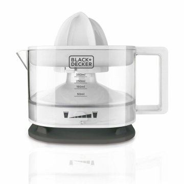 Elektrický odšťavovač Black & Decker BXCJ25E Biela 25 W (350 ml)