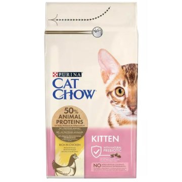 Krmivo pre mačky Purina Cat Chow Kitten Kurča 1,5 Kg