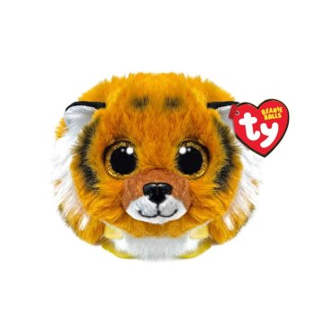 TY Beanie Balls Cuddly Toy Tiger Clawsby 10 cm