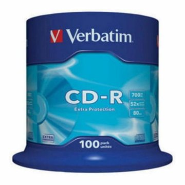 CD-R Verbatim 43411 52x 700 MB (100 kusov)