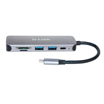 USB rozbočovač D-Link DUB-2325 Sivá