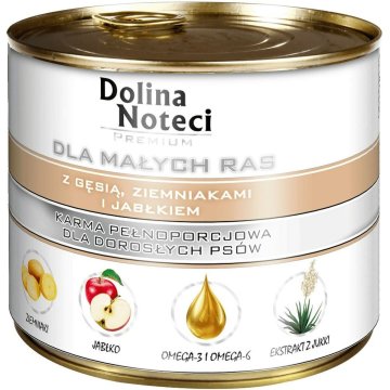 Mokré jedlo Dolina Noteci Premium Jablko Zemiaky Hus 185 g