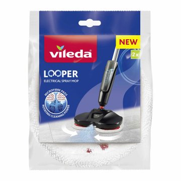 Náhradný diel mopu Vileda Looper 169837 Mikrovlákno Semiš