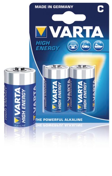 Varta 4914/2b Batéria alkalická C/lr14 1,5 V High Energy 10 blistrov