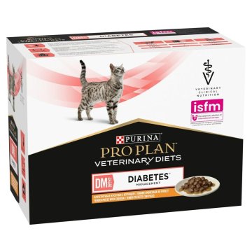 Krmivo pre mačky Purina Pro Plan Veterinary Diets Kurča 10 x 85 g