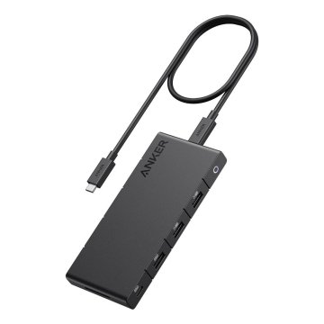 USB-C rozbočovač Anker 364 Čierna