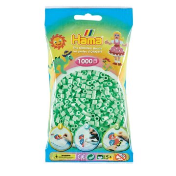 Hama nažehľovacie korálky Mint Pastel 1000 kusov