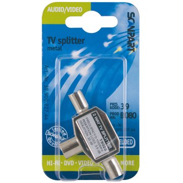 Scanpart TV Splitter 9,5(f)-2x9,5(m)