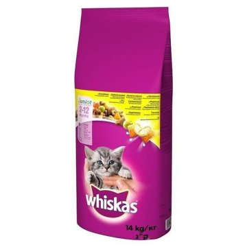 Krmivo pre mačky Whiskas Junior Kurča 14 Kg