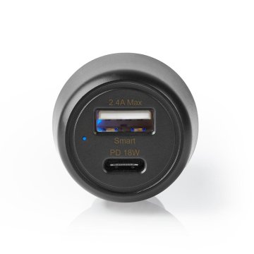 Nedis CCPD18W100BK Nabíjačka do auta 3,0 A USB-A / USB-C napájanie 18 W čierna