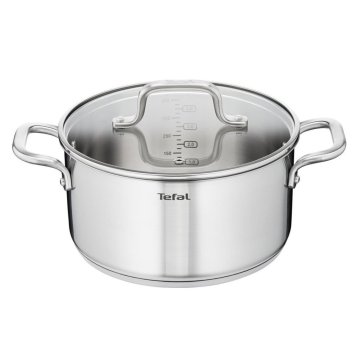 Panvica Tefal Virtuoso + sklenená pokrievka 24 cm strieborná