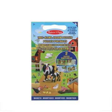 Melissa & Doug Magnetické puzzle Safari 2x 15 dielikov