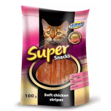 Snack for Cats Hilton Soft chicken stripes Kurča 100 g