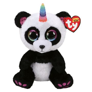 TY Beanie Boos Panda Plyšová hračka Paris 24 cm