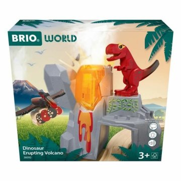 Pohyblivé figúrky Brio 36092 Dinosaur Erupting Volcano