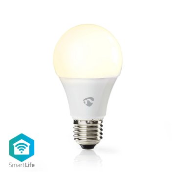 Nedis WIFILW12WTE27 Smartlife LED žiarovka Wi-fi E27 800 Lm 9 W Teplá biela 2700 K Energetická tried