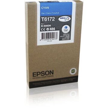 Originálne atramentové náplne Epson C13T617200 Azúrová