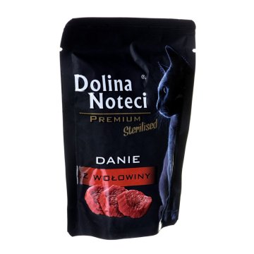 Krmivo pre mačky Dolina Noteci Premium Teľacie mäso 185 g