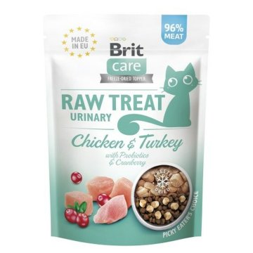 Snack for Cats Brit Care Raw Treat Urinary Kurča 40 g