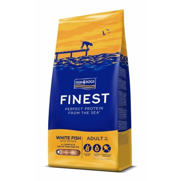 Krmivo FISH4DOGS Finest Ocean White fish S Ryby 6 Kg