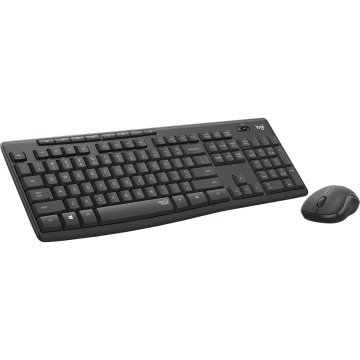 Klávesnica Logitech MK295 Silent Wireless Combo Grafitová Monochromatická QWERTY Qwerty US