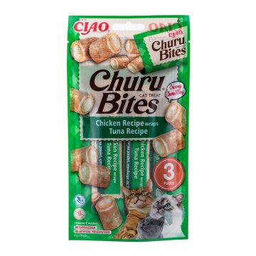 Snack for Cats Inaba Churu Bites Kurča Tuniak Ryby