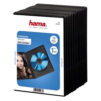 Hama DVD Box Black 10 Pack