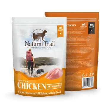 Mokré jedlo NATURAL TRAIL Dog Chicken