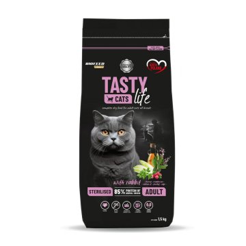 Krmivo pre mačky Biofeed Tasty Cats Life Králik 1,5 Kg