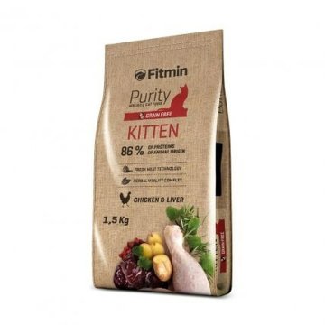 Krmivo pre mačky Fitmin Purity Kitten 1,5 Kg