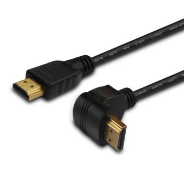 HDMI Kábel Savio CL-04 Uhlový Čierna 1,5 m