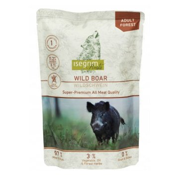 Mokré jedlo Isegrim Adult Wild Boar 410 g