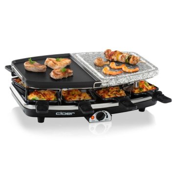 Cloer 6435 Raclette gril s prírodným kameňom 1200W