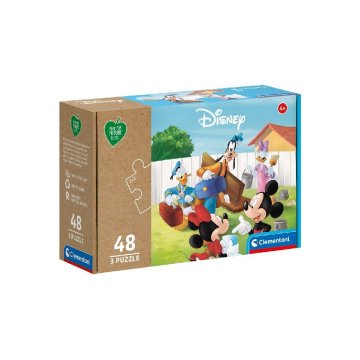 Clementoni Puzzle Disney Mickey Mouse 3x48 dielikov