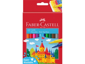 Umývateľné kartónové puzdro Faber Castell FC-554201 12 ks.