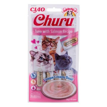 Snack for Cats Inaba EU106 Lososová Tuniak Ryby 4 x 14 g