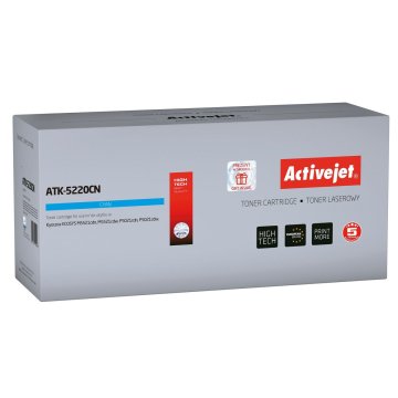 Toner Activejet ATK-5220CN Azúrová